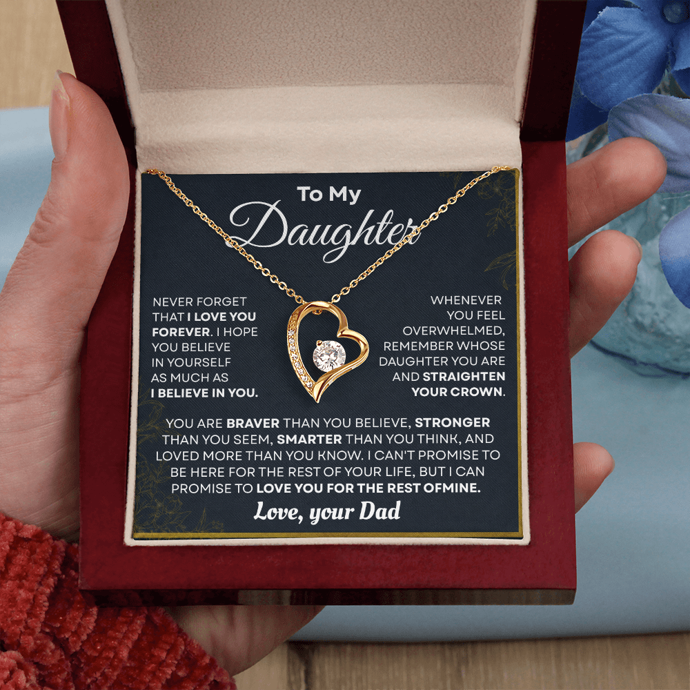 For My Daughter from Dad – A Meaningful Keepsake for Birthday, Christmas & Graduation