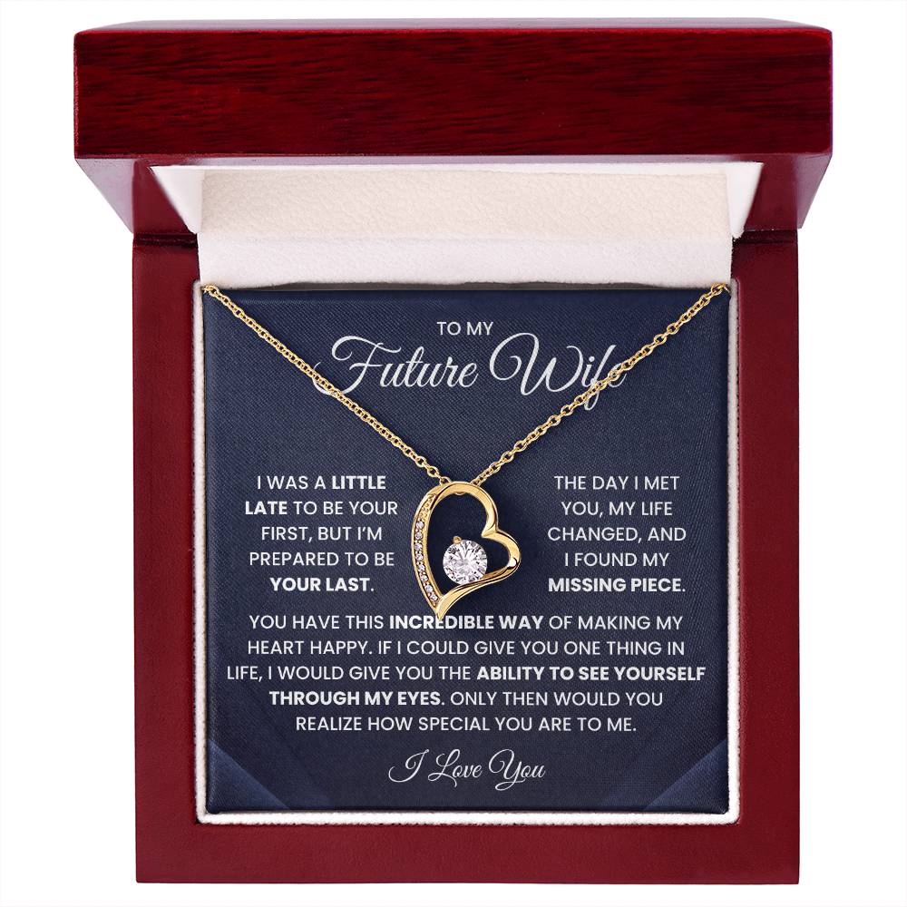 To My Future Wife Necklace – Wedding Gift for Bride