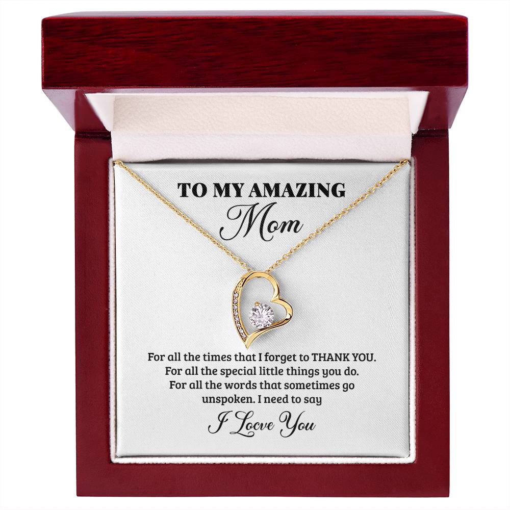 To My Mom Gift from Son | Best Selling Mother's Day 2026 Strength and Love Necklace