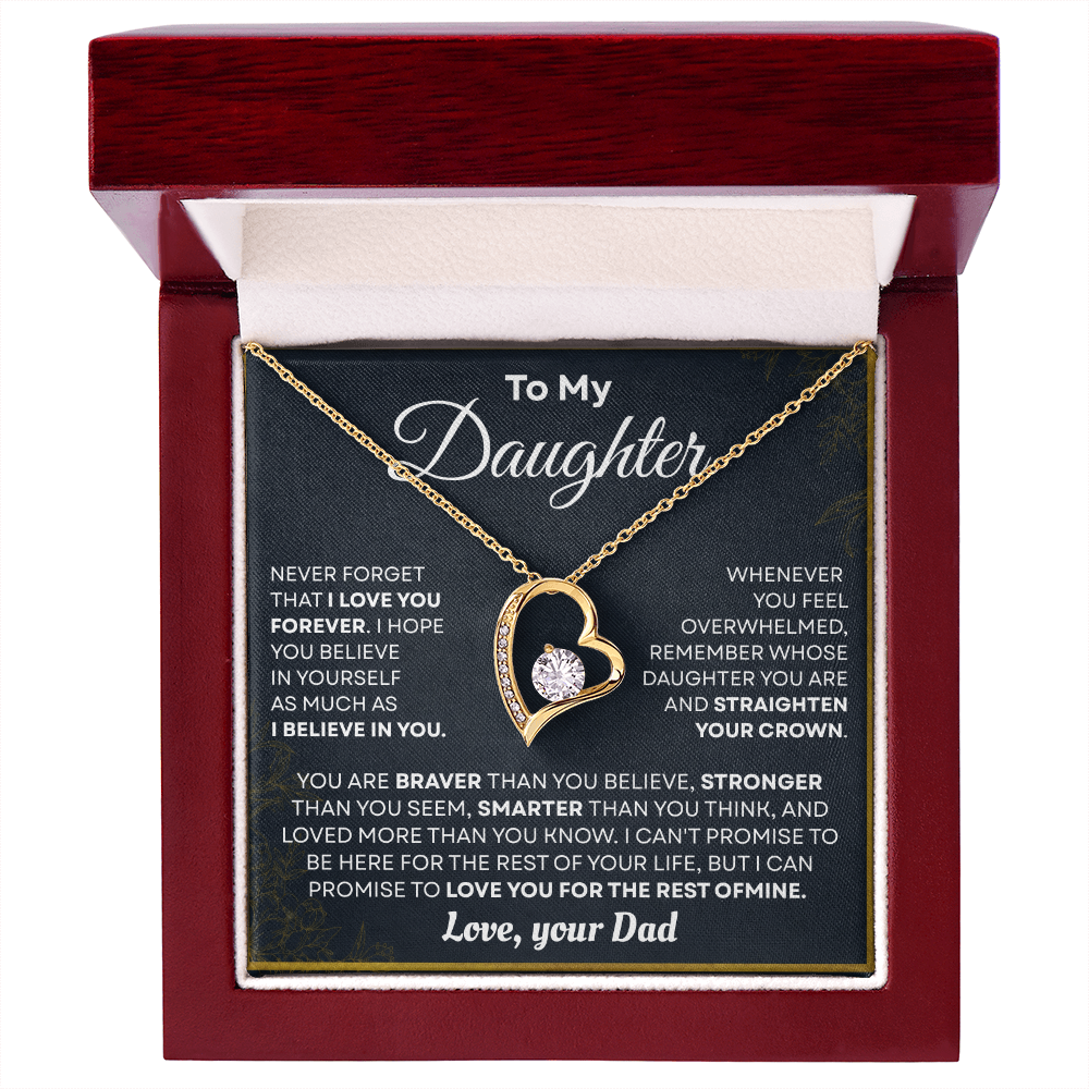 For My Daughter from Dad – A Meaningful Keepsake for Birthday, Christmas & Graduation