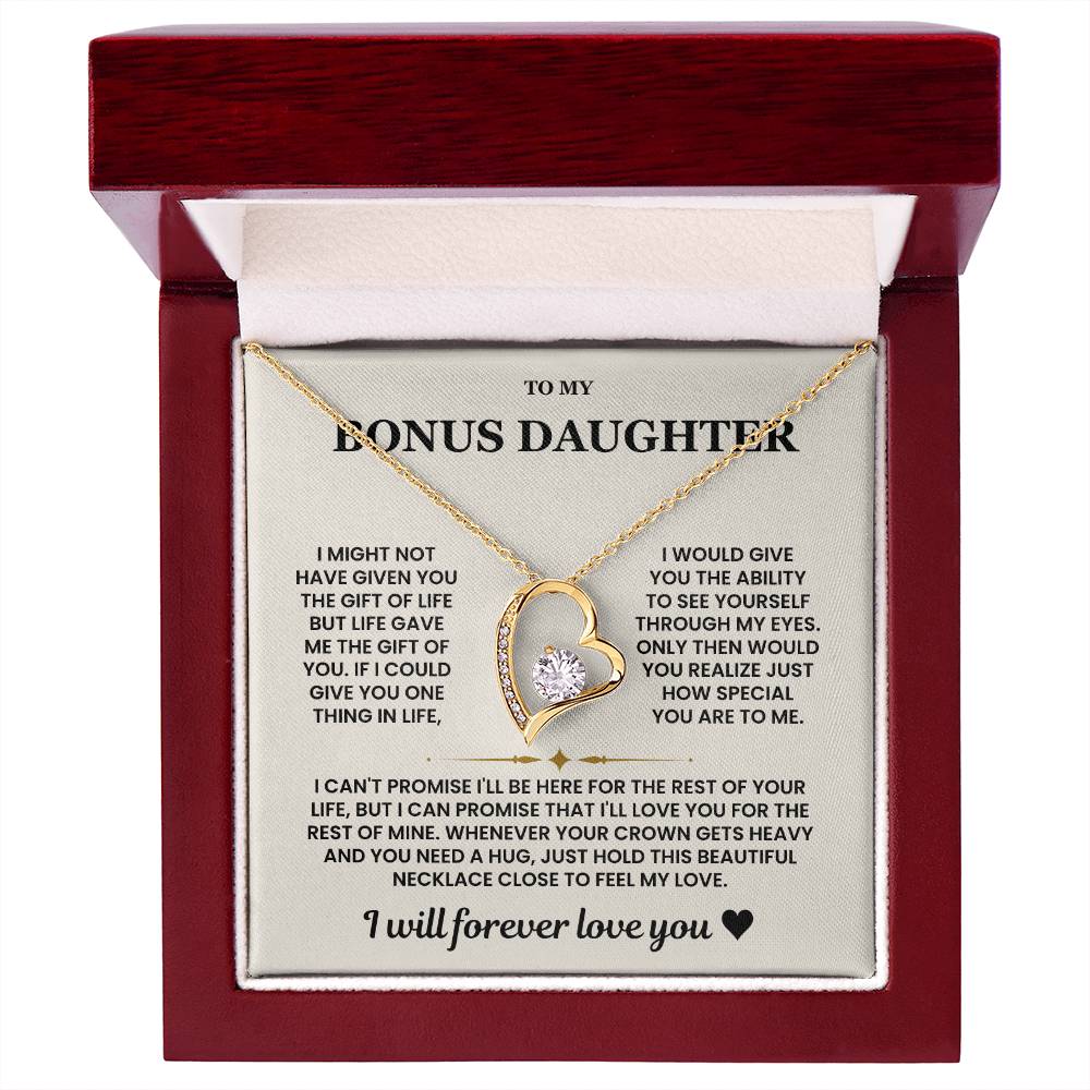 Bonus Daughter Gifts From Stepdad Stepmom With Heartfelt Message & Gift Box