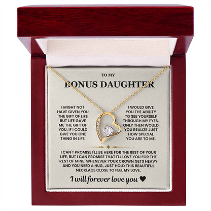 Bonus Daughter Gifts From Stepdad Stepmom With Heartfelt Message & Gift Box