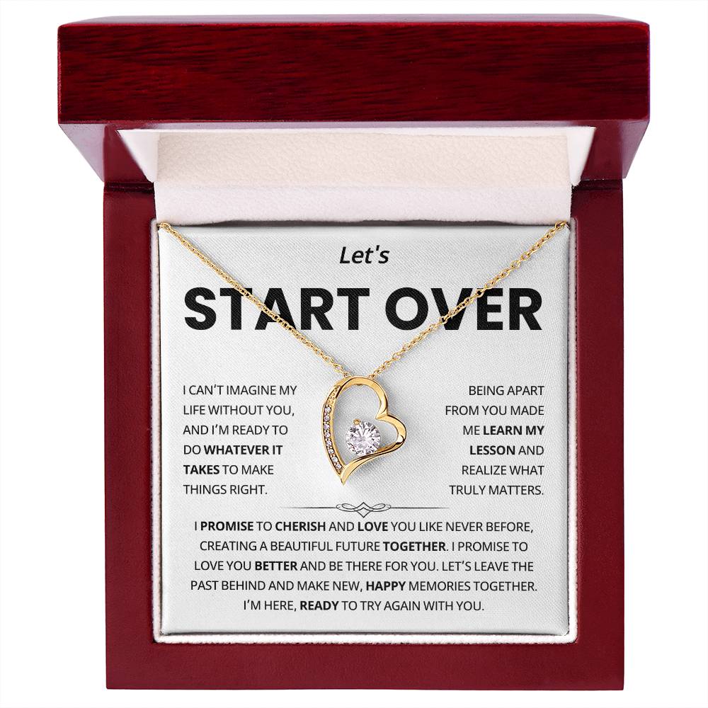 To My Soulmate Necklace - Start Over Gifts For Her