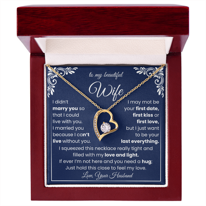 Forever Love Necklace, Gift for Her, Romantic Birthday Valentine Gift