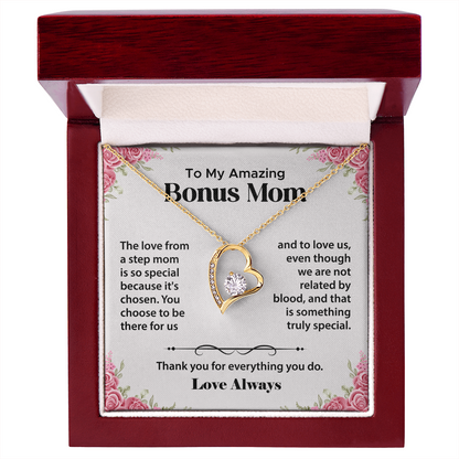 To My Amazing Mom - Forever Love You Mom - Necklace