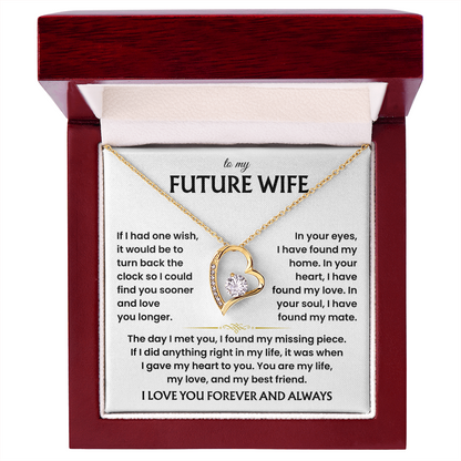 Necklace Gifts for Future Wife From Future Husband, Sentimental Jewelry Gift for Her