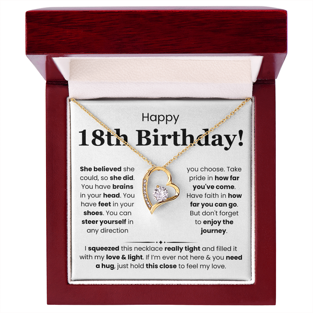 18th Birthday Necklace for Her – Heartfelt Milestone Gift
