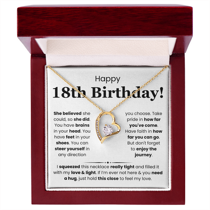 18th Birthday Necklace for Her – Heartfelt Milestone Gift