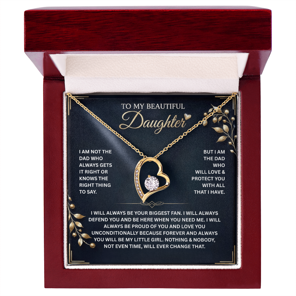 Daughter Jewelry Gift – Inspirational Necklace from Mom or Dad