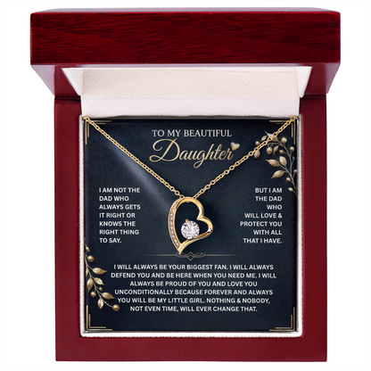Daughter Jewelry Gift – Inspirational Necklace from Mom or Dad