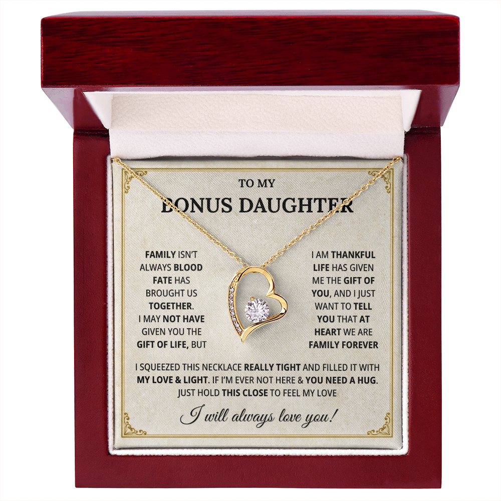 Jewelry Gifts for Stepdaughter at Wedding, Necklaces for Stepdaughter From Stepdad