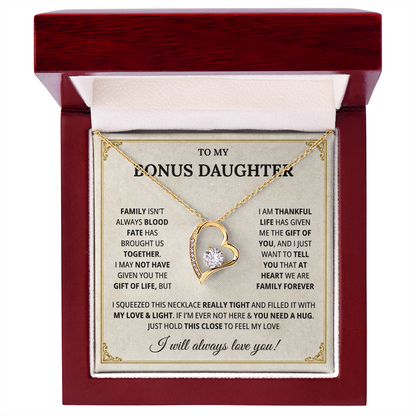 Jewelry Gifts for Stepdaughter at Wedding, Necklaces for Stepdaughter From Stepdad