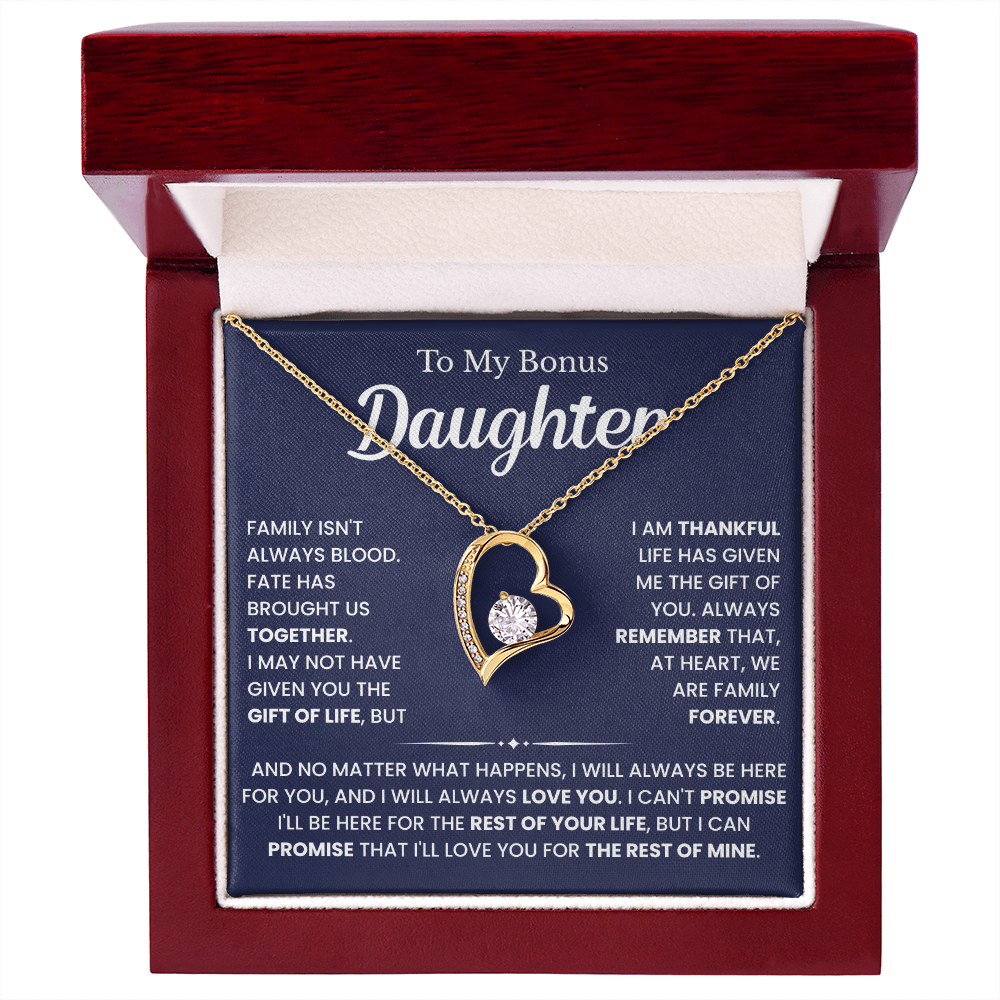 To My Beautiful Daughter-In-Law Necklace From Mommy, Perfect For Birthday, Christmas