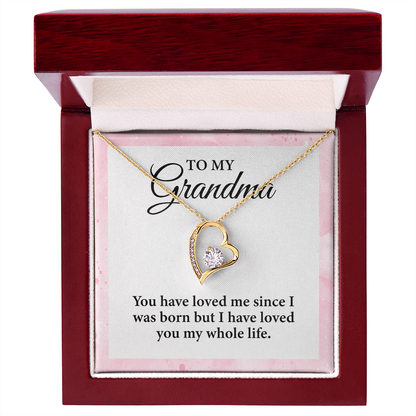 To My Grandma - I Have Loved You in My Whole Life, Necklace Gift for Her
