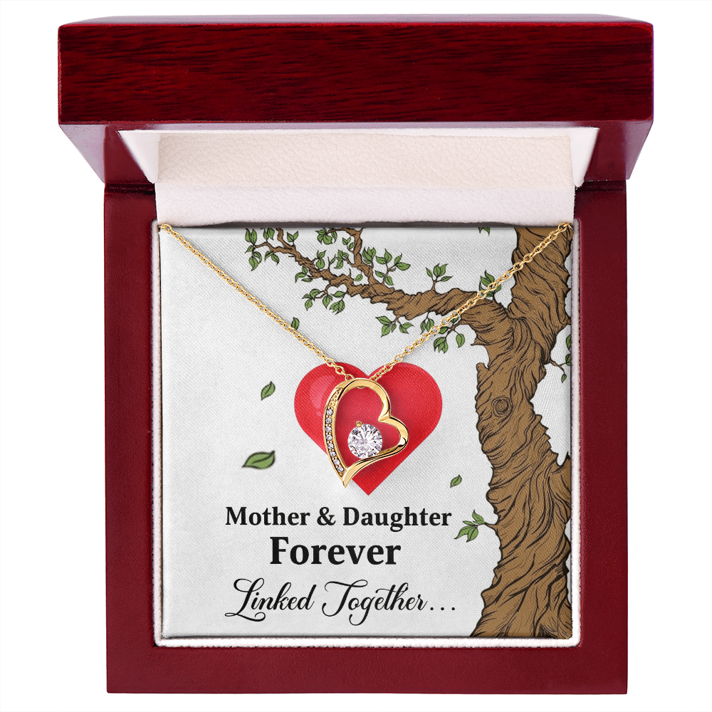 To My Beautiful Mom - You're My Universe! Forever Love Necklace