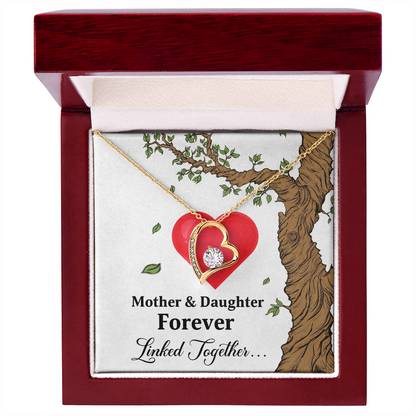 To My Beautiful Mom - You're My Universe! Forever Love Necklace