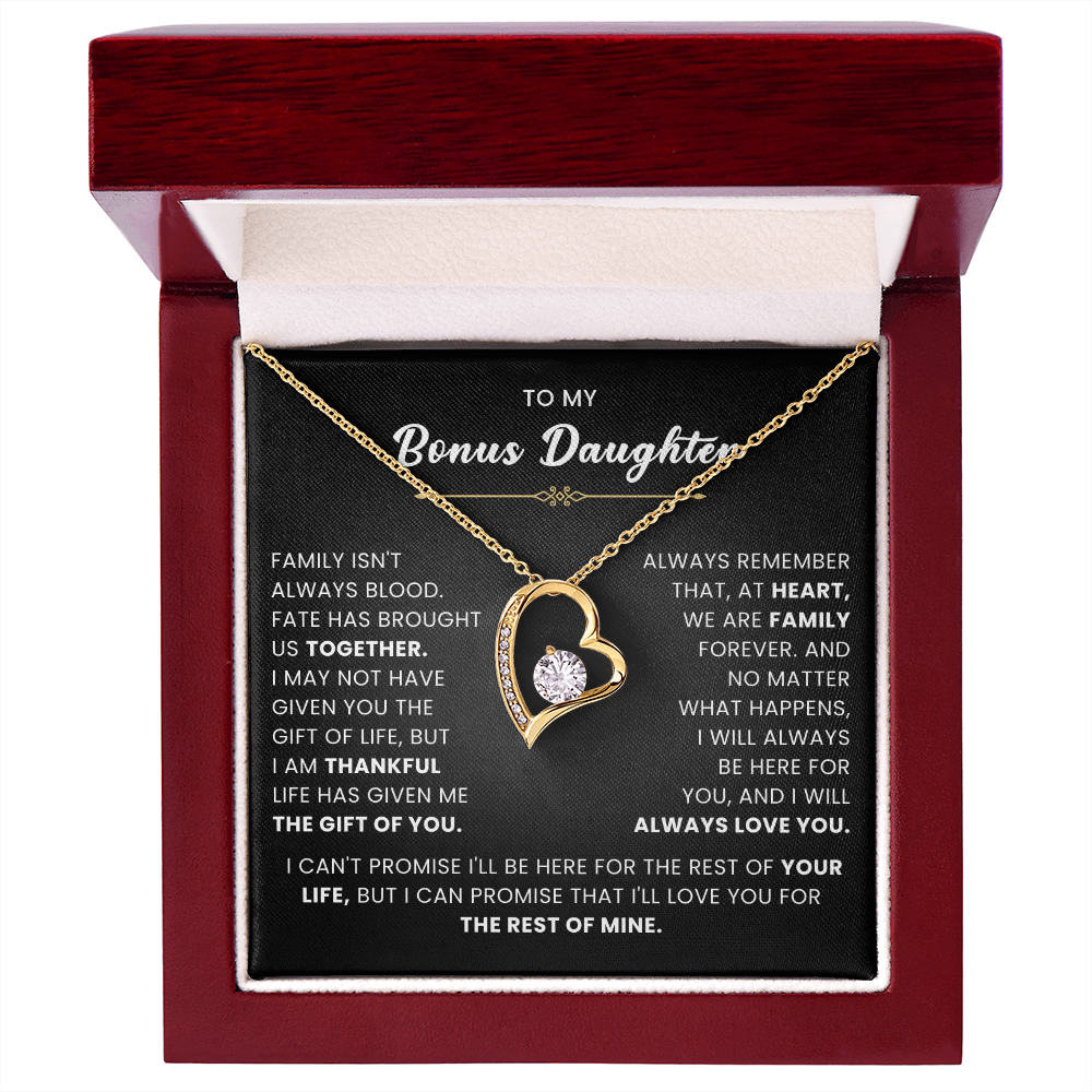 Bonus Daughter Gift from Stepmom & Stepdad | Necklace
