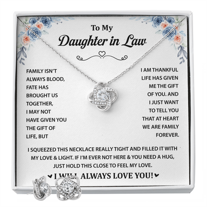 To My Daughter-in-law Necklace, Graduation Gift for Daughter From Dad, Daughter Jewelry From Mom