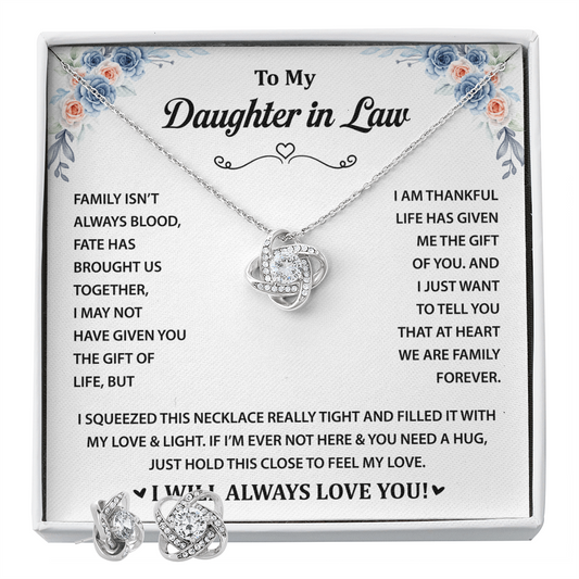 To My Daughter-in-law Necklace, Graduation Gift for Daughter From Dad, Daughter Jewelry From Mom