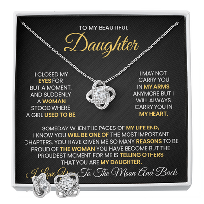 Gifts From Father to Daughter, My Queen Necklace, Christmas  gift for Daughter