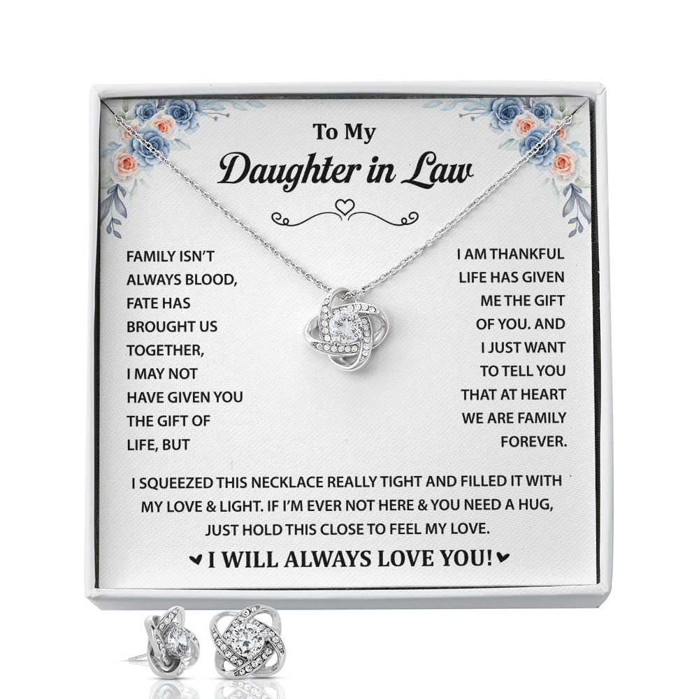 To My Daughter-in-law Necklace, Graduation Gift for Daughter From Dad, Daughter Jewelry From Mom