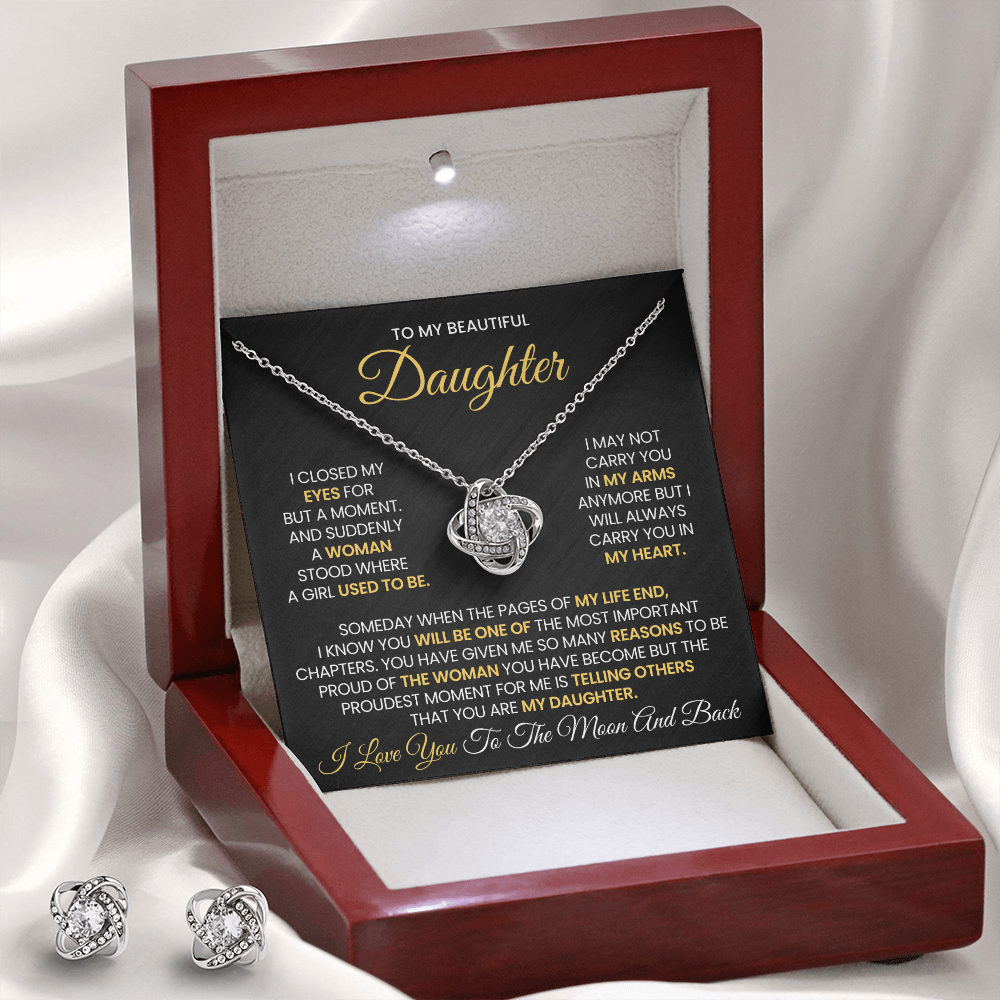 Gifts From Father to Daughter, My Queen Necklace, Christmas  gift for Daughter