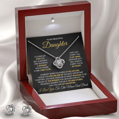 Gifts From Father to Daughter, My Queen Necklace, Christmas  gift for Daughter