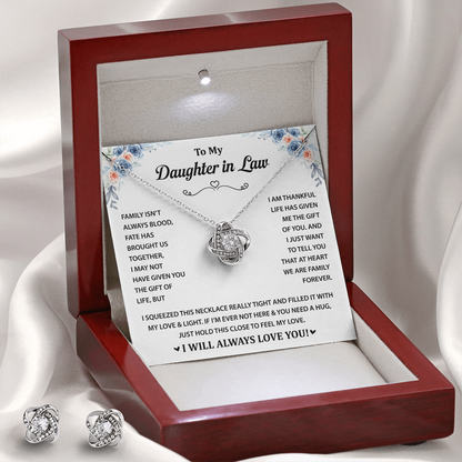 To My Daughter-in-law Necklace, Graduation Gift for Daughter From Dad, Daughter Jewelry From Mom