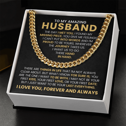 Romantic Gift for My Amazing Husband on His Anniversary Birthday