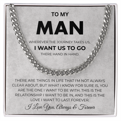 Mens 8mm Stainless Steel Cuban Link Chain Cool Hip Hop Necklace Gift