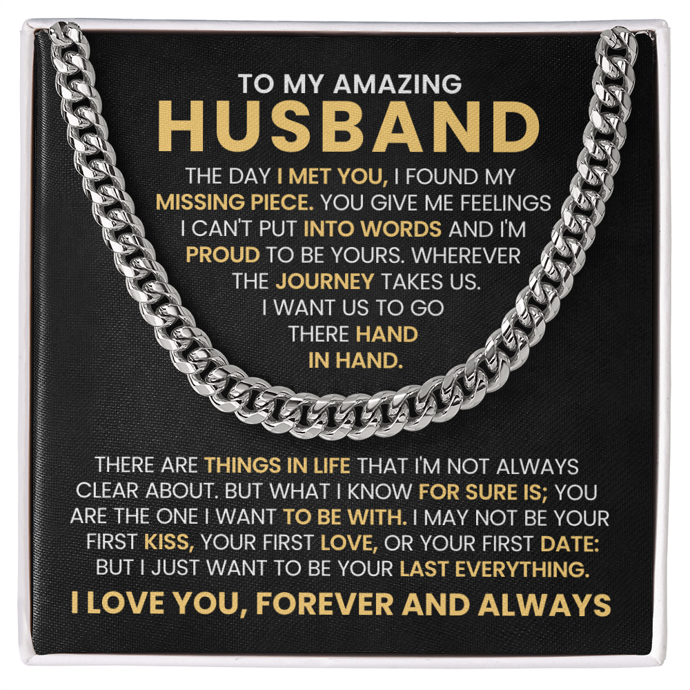 Romantic Gift for My Amazing Husband on His Anniversary Birthday