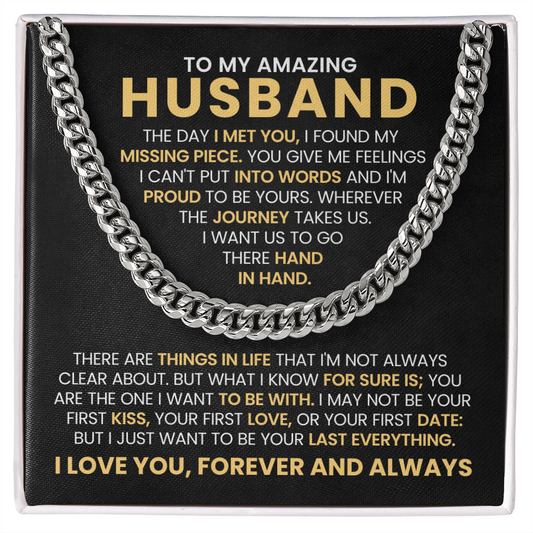 Romantic Gift for My Amazing Husband on His Anniversary Birthday