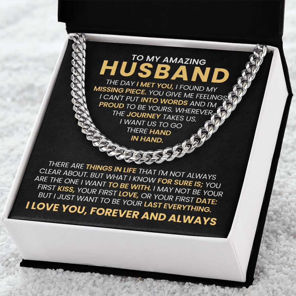 Romantic Gift for My Amazing Husband on His Anniversary Birthday