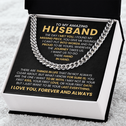 Romantic Gift for My Amazing Husband on His Anniversary Birthday