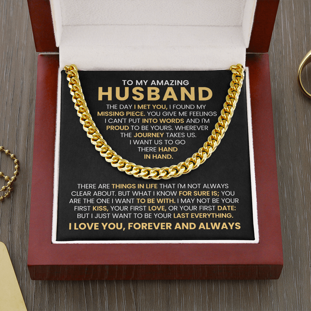 Romantic Gift for My Amazing Husband on His Anniversary Birthday