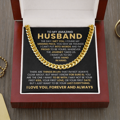 Romantic Gift for My Amazing Husband on His Anniversary Birthday