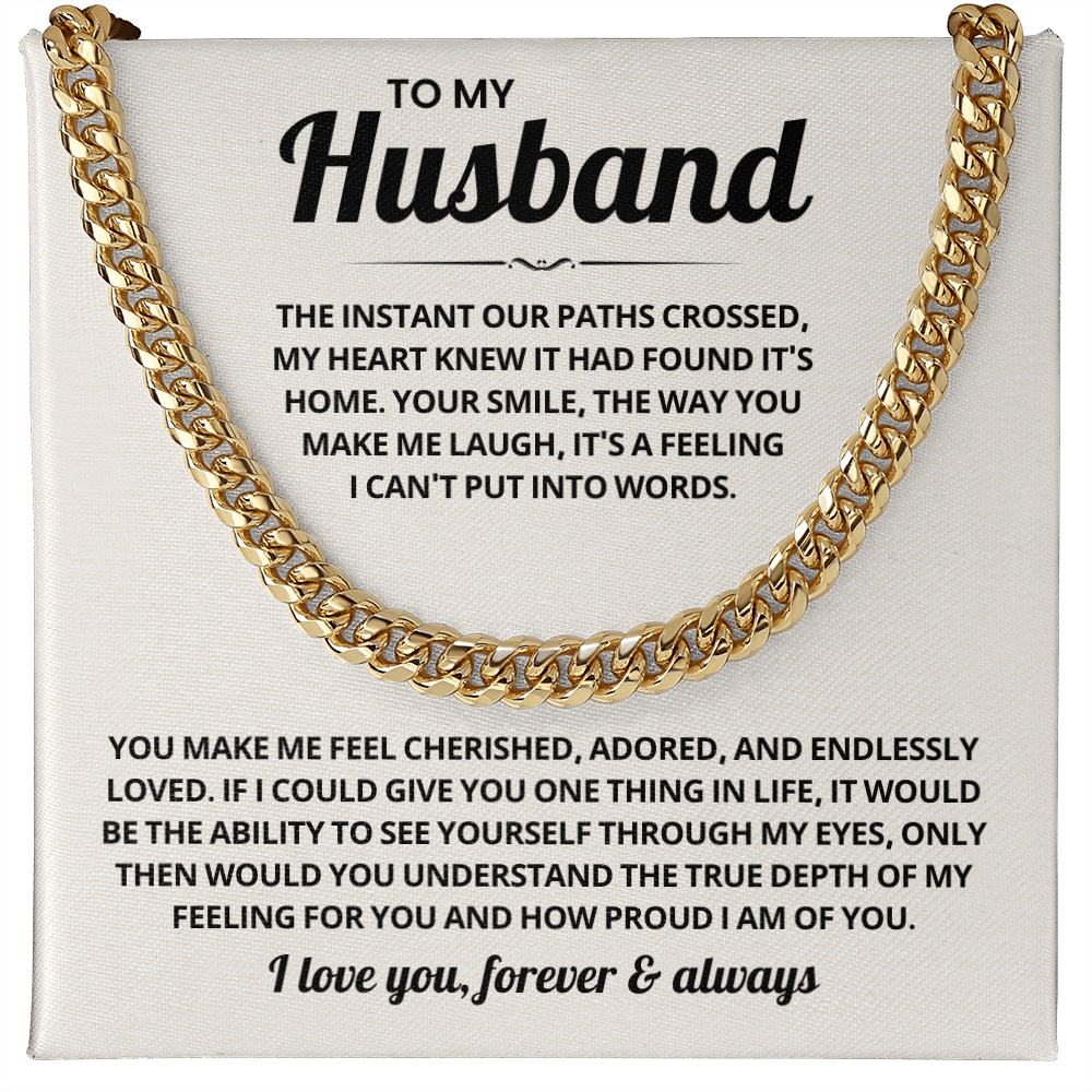 Stainless Steel Cuban Link Chain Necklace for Men, Mens Jewelry Gifts