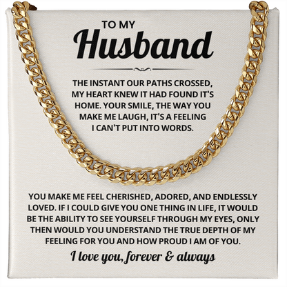 Stainless Steel Cuban Link Chain Necklace for Men, Mens Jewelry Gifts