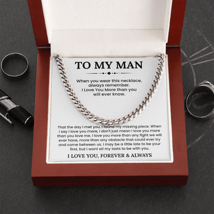 Men Necklaces for Him, Gift For Boyfriend, Husband Gift, Husband Necklace