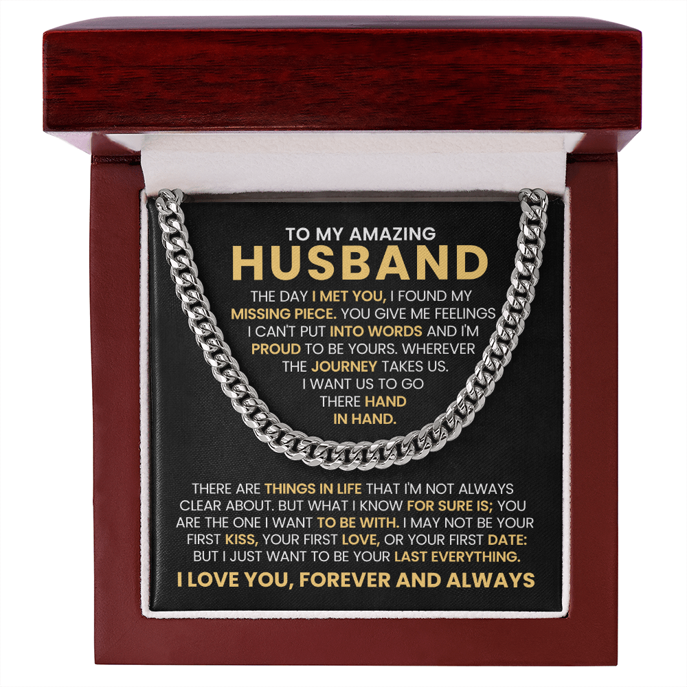 Romantic Gift for My Amazing Husband on His Anniversary Birthday