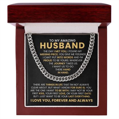 Romantic Gift for My Amazing Husband on His Anniversary Birthday