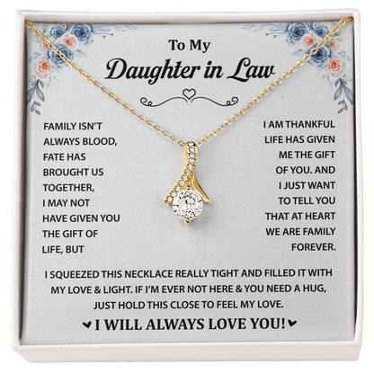 Gift for Granddaughter - I Will Always & Forever Love You - Alluring Beauty Necklace