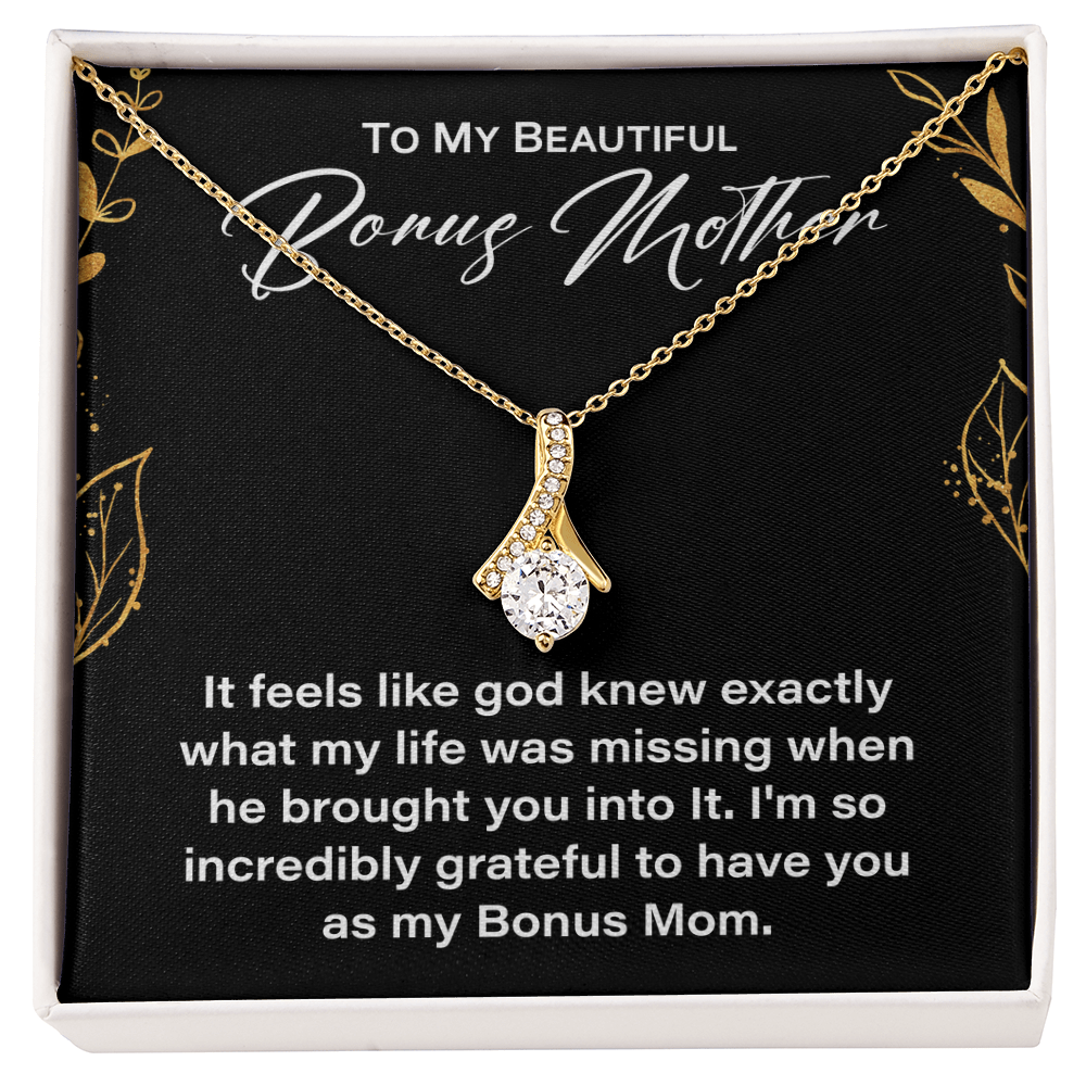 To My Beautiful Bonus Mom - You Are My Universe, Gift for Her