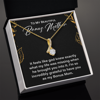 To My Beautiful Bonus Mom - You Are My Universe, Gift for Her