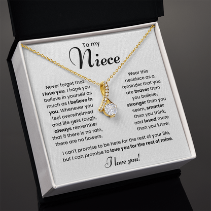 To My Niece Necklace – Meaningful Jewelry Gift from Aunt or Uncle