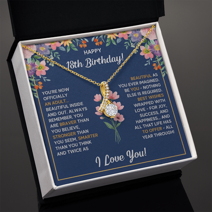 18th Birthday Gift Necklace – Meaningful Jewelry for Her 18th Birthday