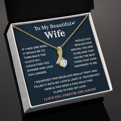 Jewelry for My Wife - Alluring Beauty Necklace, Gift for Her Romantic