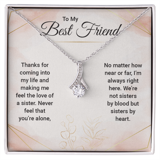 To My Badass Bestie - You Cuss Too Much - Alluring Beauty Necklace