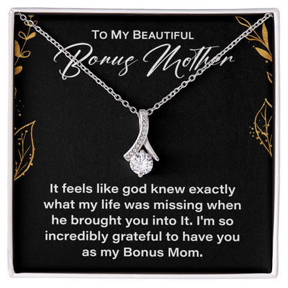 To My Beautiful Bonus Mom - You Are My Universe, Gift for Her