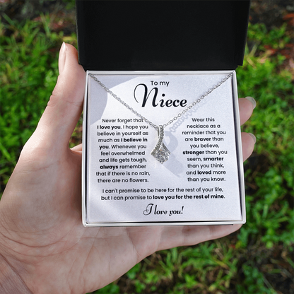To My Niece Necklace – Meaningful Jewelry Gift from Aunt or Uncle